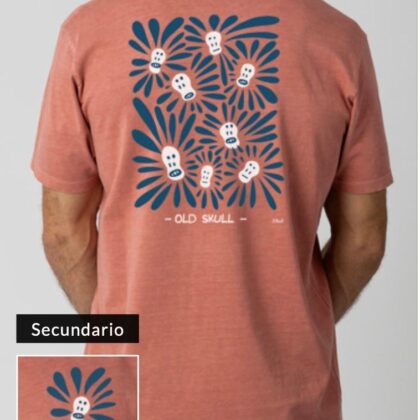CAMISETA MARGARITAS CALAVERA